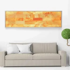 72 inch by 24 inch Himalayan salt wall panel with LED backlight by SpiritualQuest, ideal for wellness centers, luxury spas, or modern home interiors.