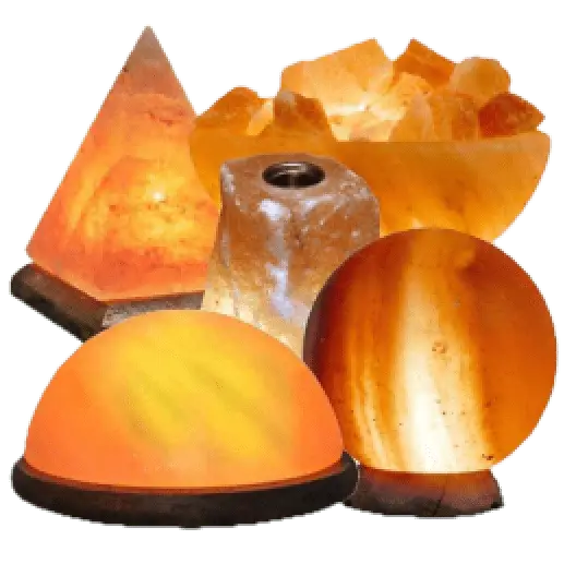 Set of Handcrafted Designer Himalayan Salt Lamps