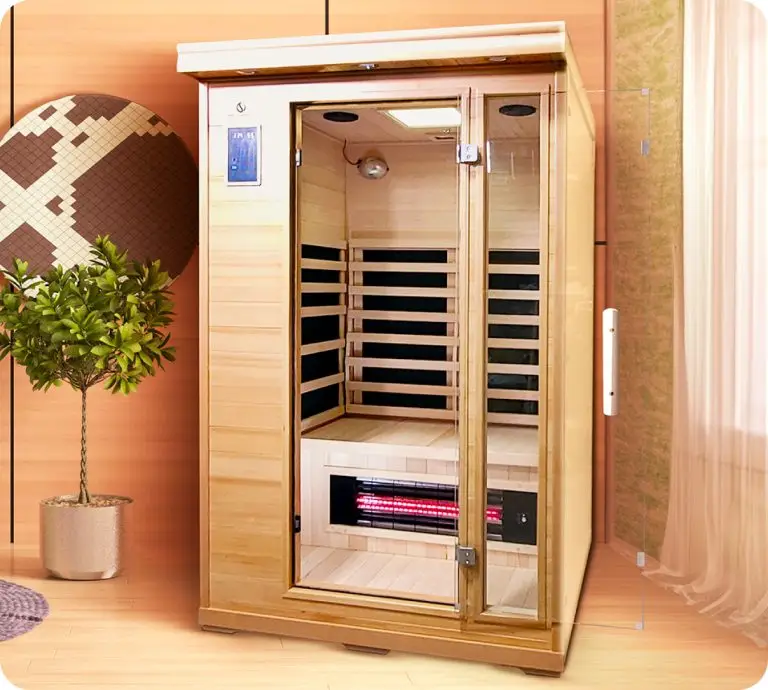 Salt Cave sauna installed in a bright room