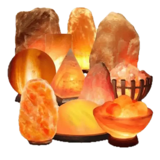 Set of Handcrafted Designer Himalayan Salt Lamps