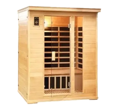 Salt cave sauna for relaxation and wellness
