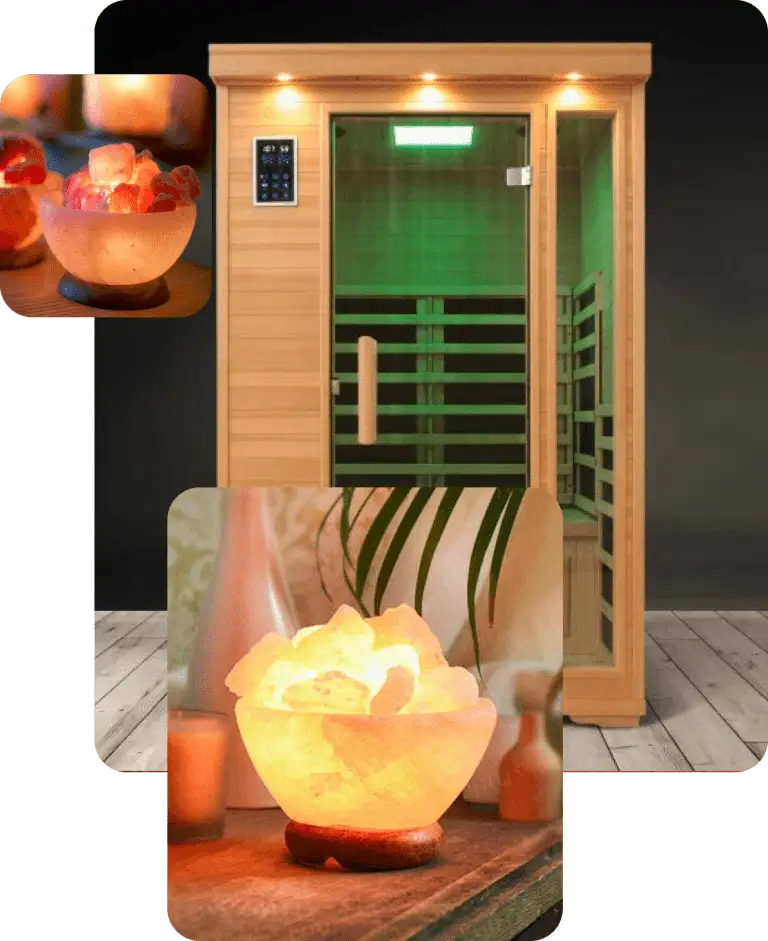 Collage of various spiritual quest products