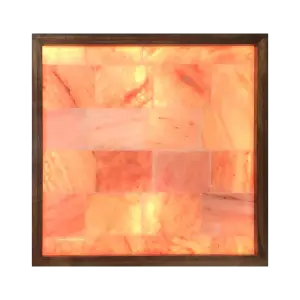 Himalayan salt panel wall for wellness rooms by SpiritualQuest – real handcrafted Himalayan salt bricks, perfect for spas, home décor, and salt therapy room