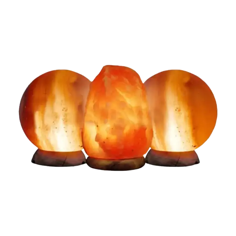 2 spheres and one medium salt lamp himalayan salt lamp value pack