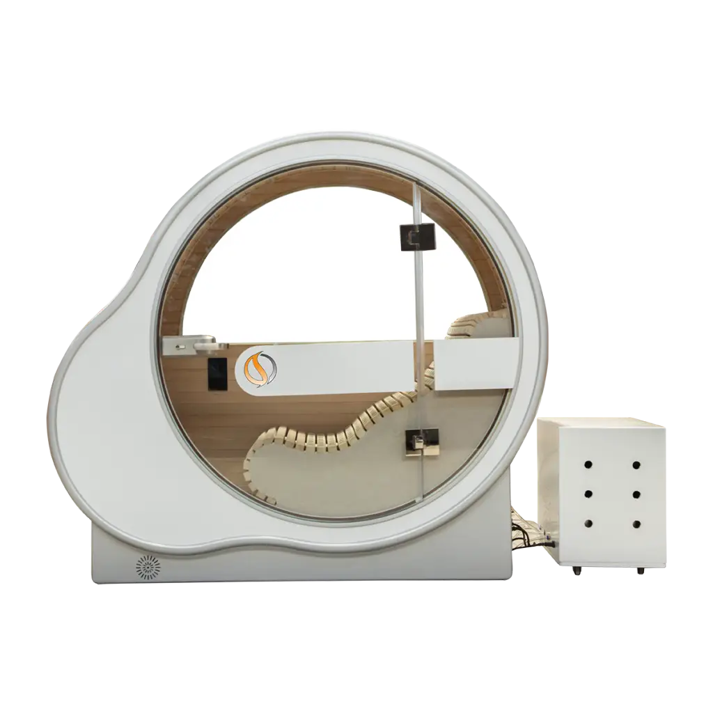 OxyBoost Elite full spectrum infrared sauna with integrated healing Oxy Boost Concentrator for oxygen-enriched therapy and detoxification