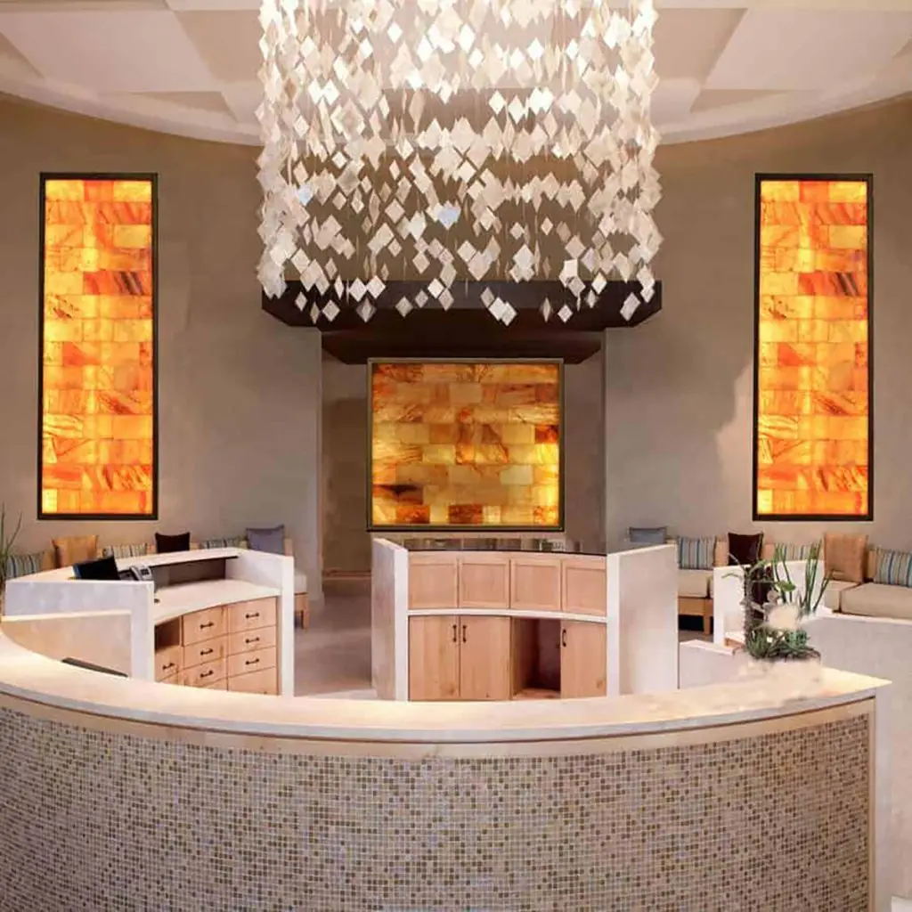 3 piece fully assembled Himalayan Salt Cave In A Box system by SpiritualQuest, portable salt therapy set for home, spa, or business