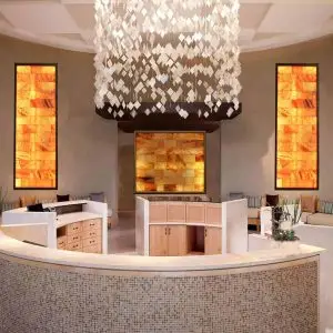 3 piece fully assembled Himalayan Salt Cave In A Box system by SpiritualQuest, portable salt therapy set for home, spa, or business