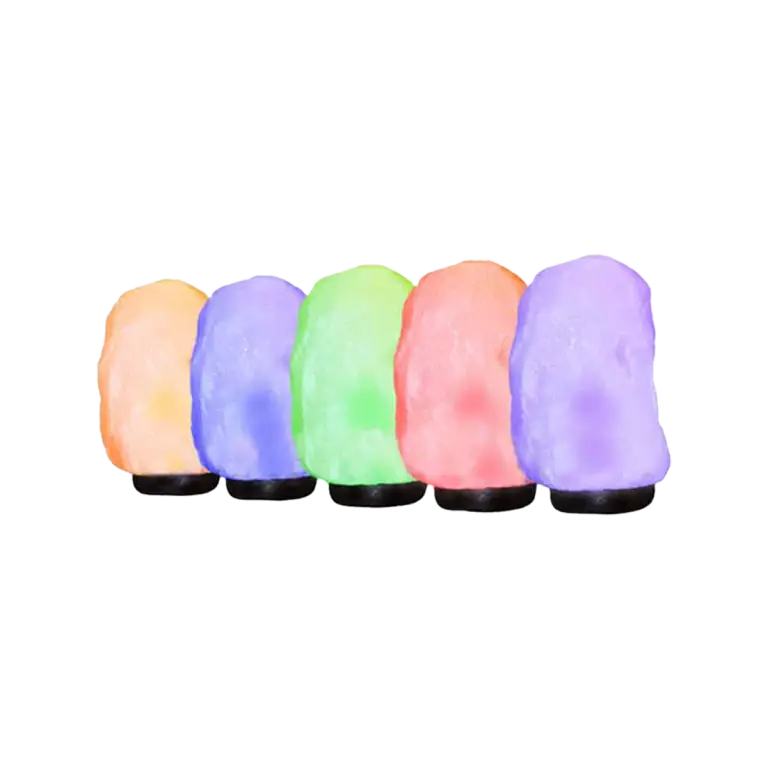 Multi colored Medium Salt lamp